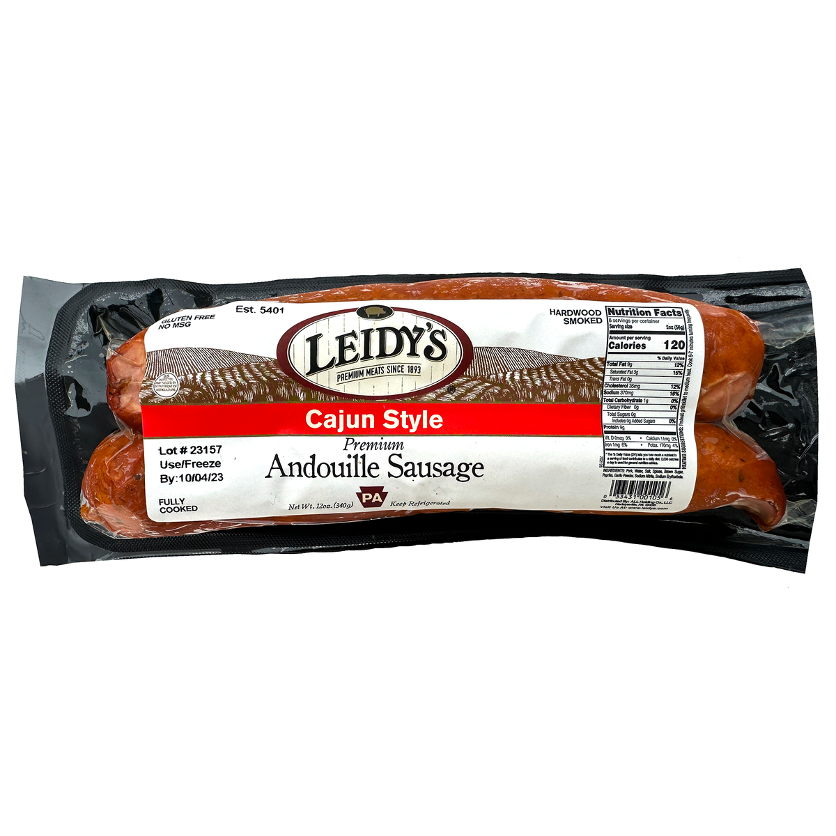 Leidy's Cajun Style Premium Andouille Sausage 12 oz – Asian Veggies