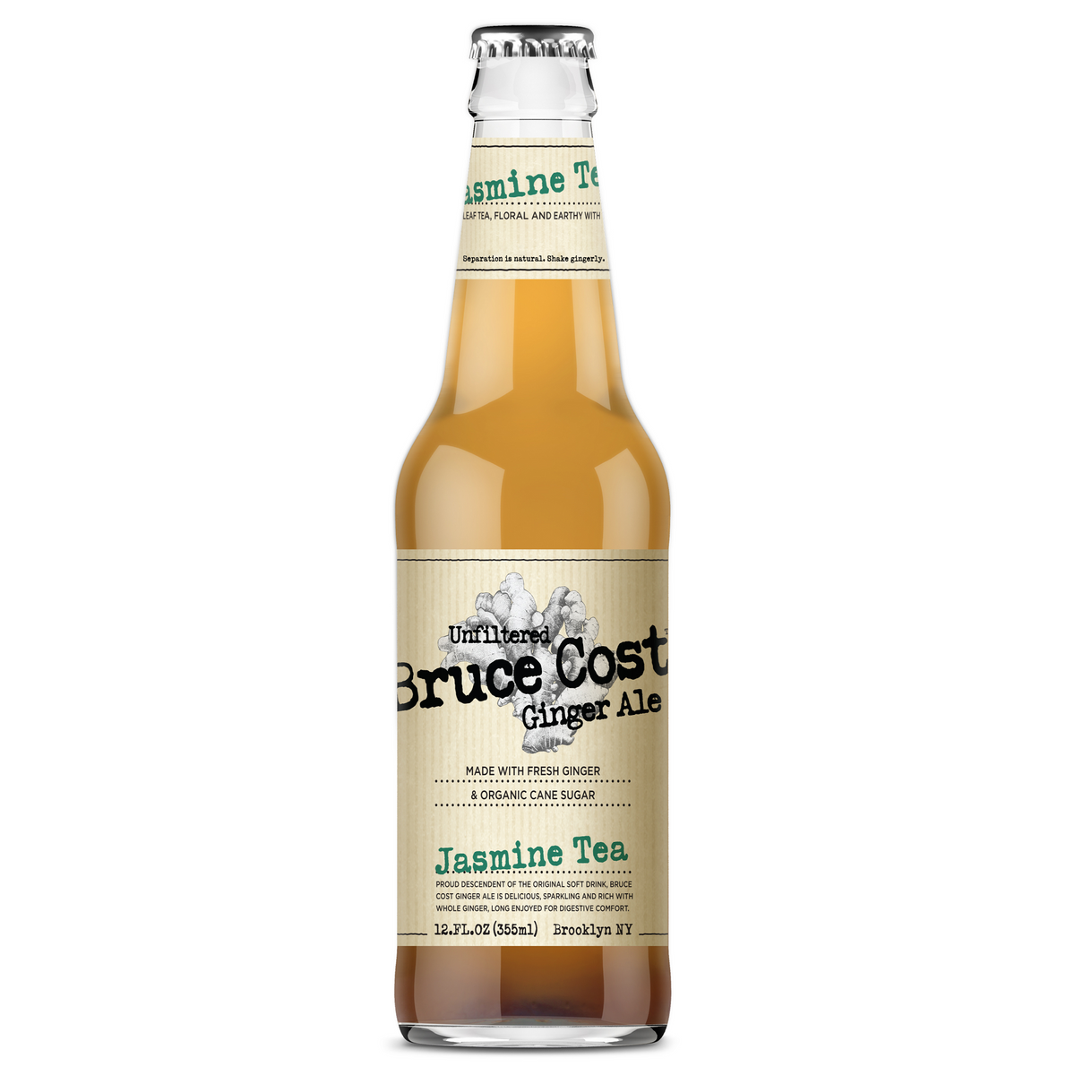 Bruce Cost Unfiltered Ginger Ale 12 oz Asian Veggies