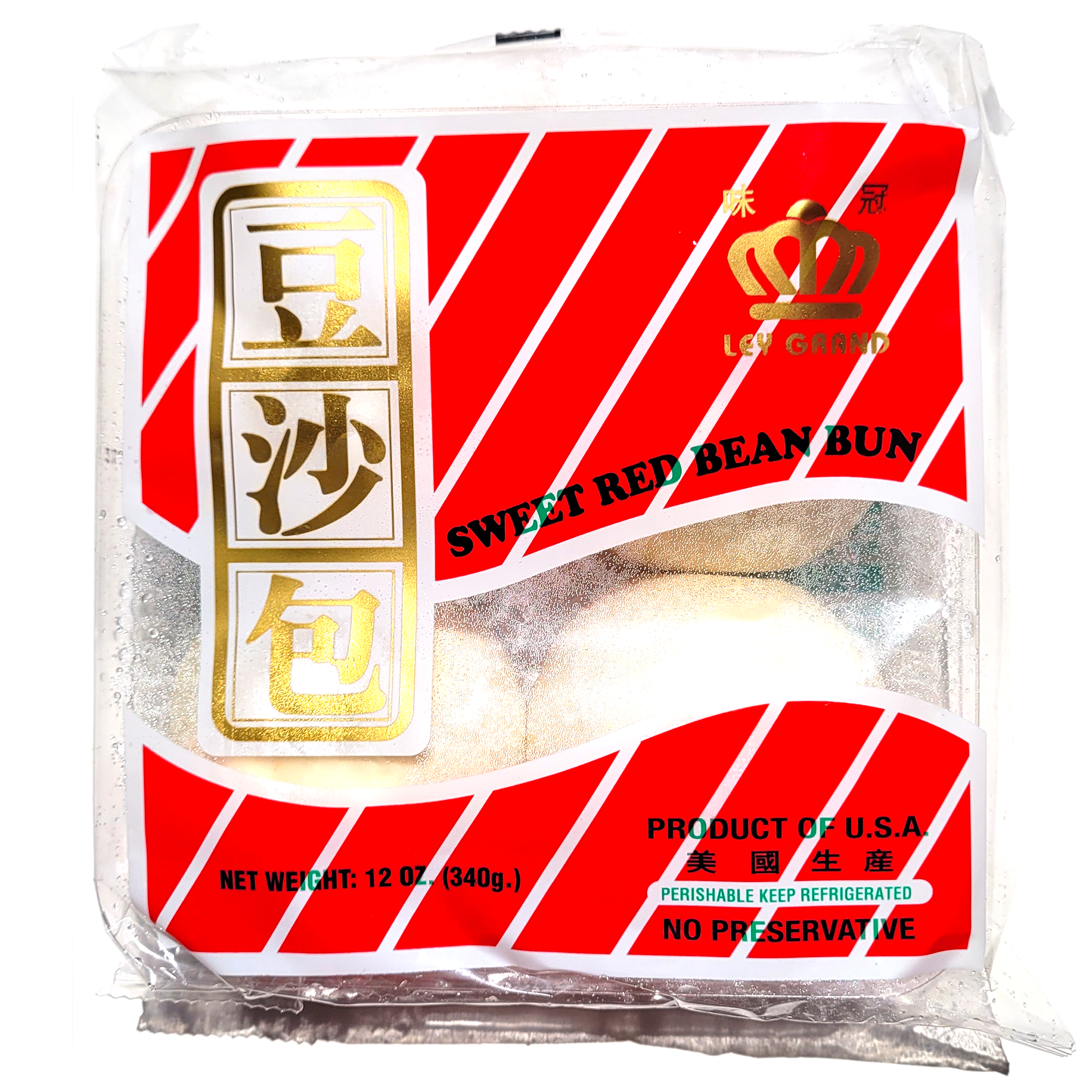 Ley Grand Sweet Red Bean Bun - 12 oz – Asian Veggies