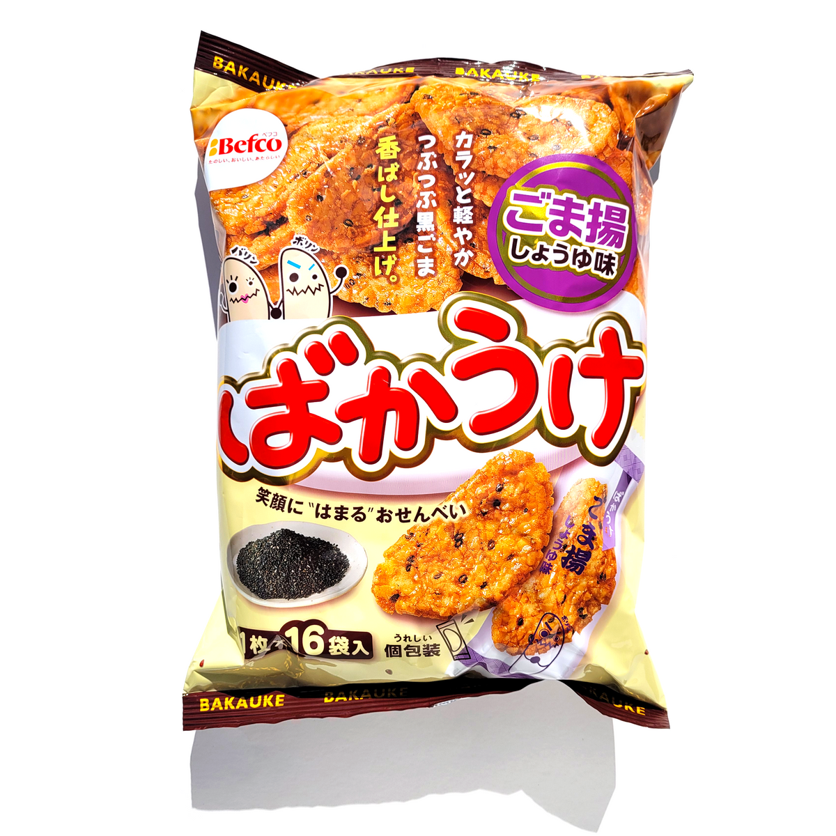 Befco Rice Cracker Bakauke Sesame - 4.2 oz – Asian Veggies