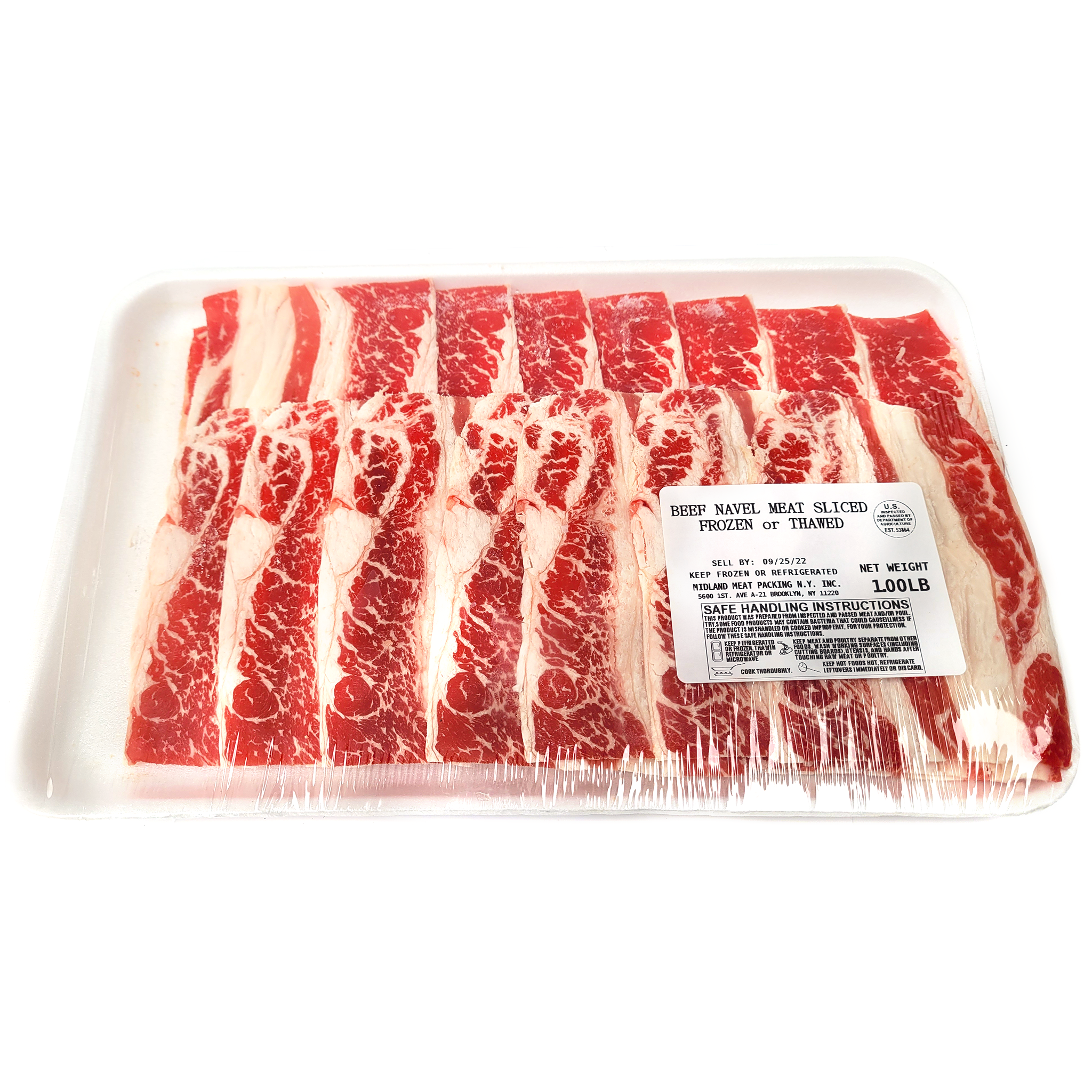Thinly sliced beef clearance brisket