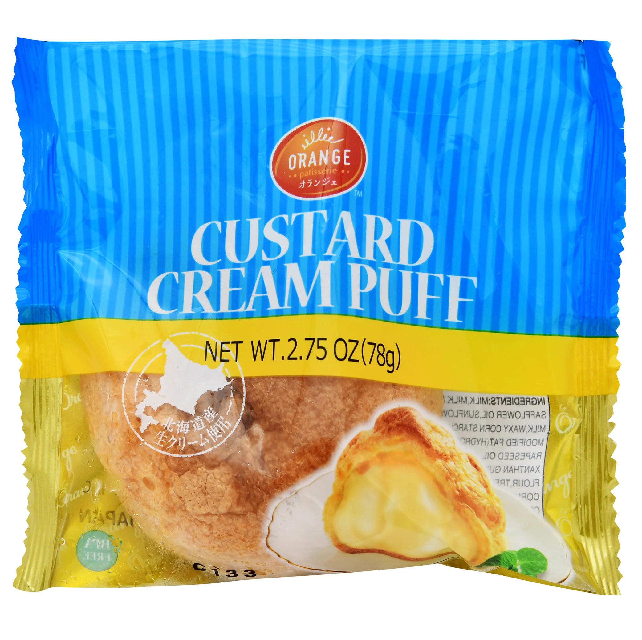 Orange Brand Custard Cream Puff - 2.75 oz – Asian Veggies Orange Brand Custard Cream Puff - 2.75 oz – Asian Veggies