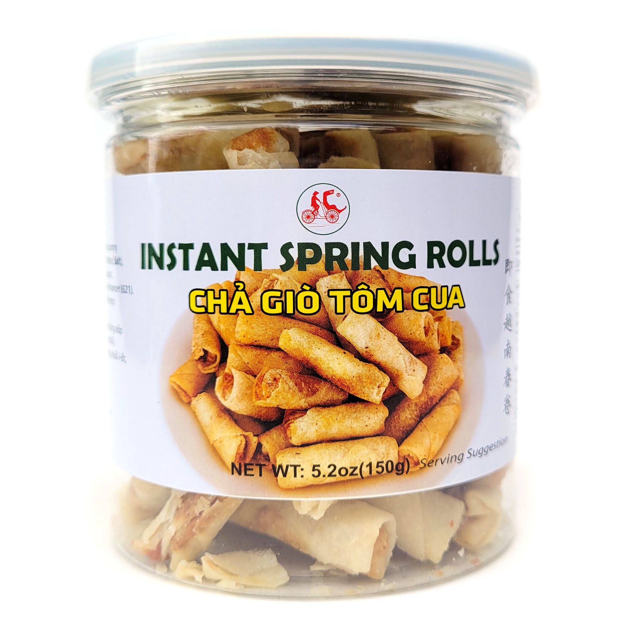 Instant Shrimp Spring Rolls Ch Gi T m Cua 5.2 oz Asian Veggies