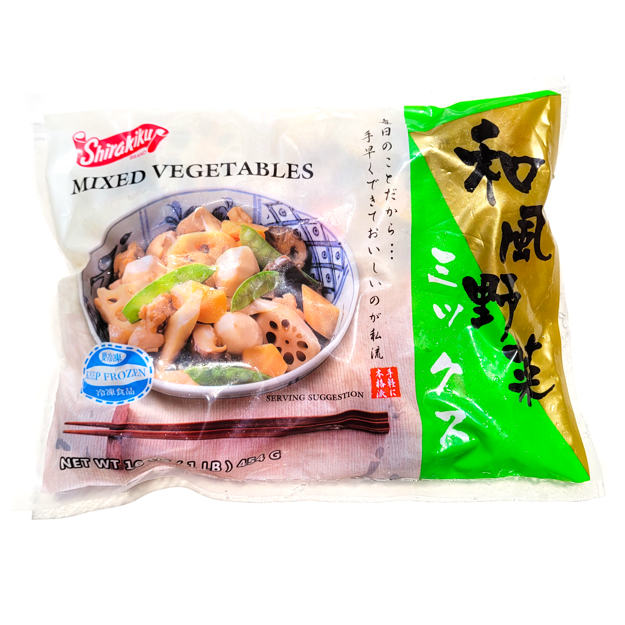 Shirakiku Mixed Vegetables (Wafu Yasai) - 16 oz – Asian Veggies Shirakiku Mixed Vegetables (Wafu Yasai) - 16 oz – Asian Veggies