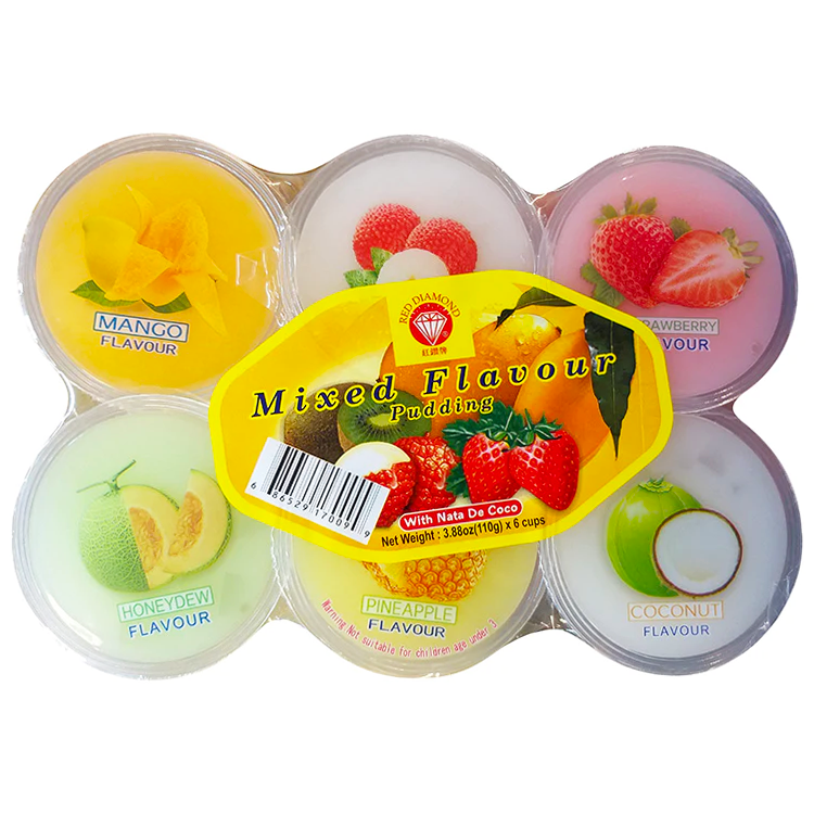 Red Pack Pudding Red Diamond Pudding - 660 g (6 Pieces) – Asian Veggies