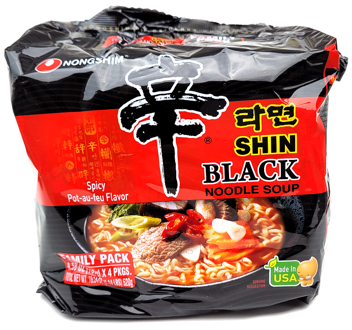 Nongshim Shin Black Ramyun Noodles - 4.58 oz – Asian Veggies