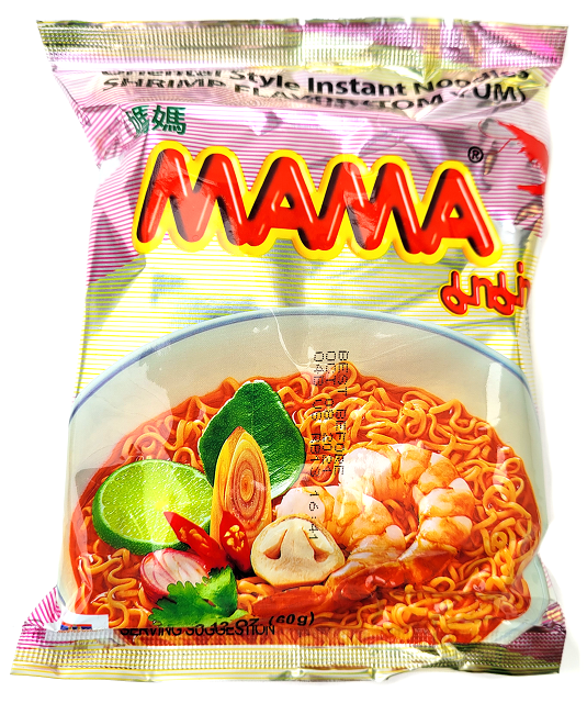 Mama Instant Noodles, Oriental Style, Shrimp Flavor (Tom Yum