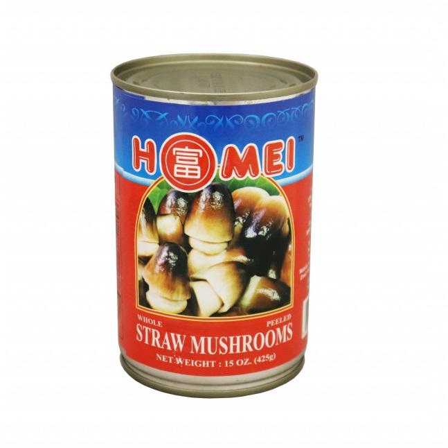 Dynasty Whole Peeled Straw Mushrooms - 15 oz can