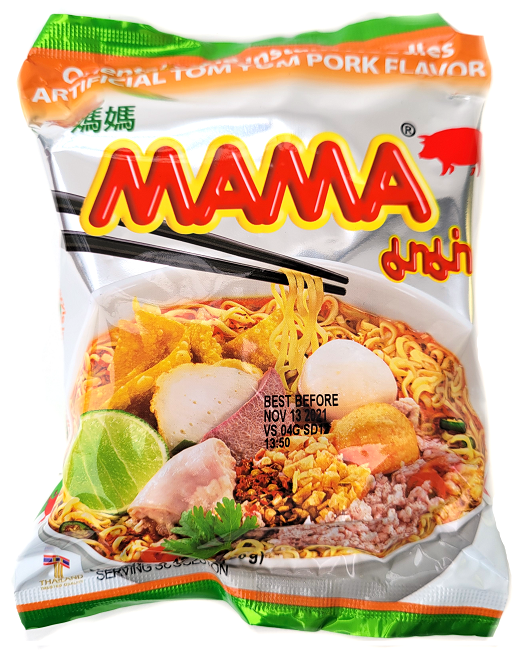 instant noodles, part 1: cheesy MAMA pork flavor noodles